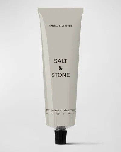 Salt & Stone Santal & Vetiver Body Lotion, 3.4 Oz. In White