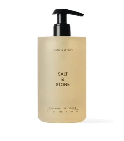 Salt & Stone Santal & Vetiver Body Wash (450ml) In Neutral