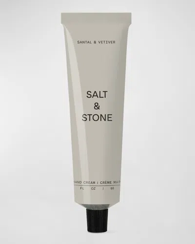 Salt & Stone Santal & Vetiver Hand Cream, 2 Oz. In White