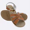 Salt Water Sandals Women's Adult To Infant Original Flat Sandals In Tan