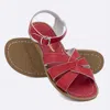 Salt Water Sandals Women's Adult To Toddler Original Flat Sandals In Red