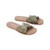 Salt Water Sandals Women's Classic Slides Sandal In Olive In Green