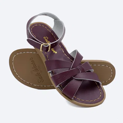 Salt Water Sandals Women's Original Leather Sandals In Claret In Multi