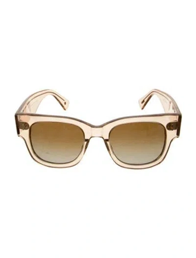 Pre-owned Salt Wayfarer Gradient Sunglasses In Neutrals