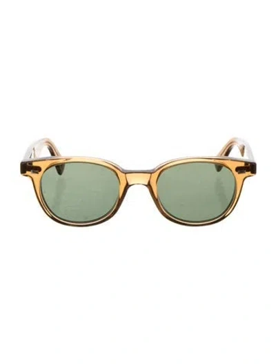 Pre-owned Salt Wayfarer Tinted Sunglasses In Brown