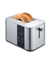 Salton Stainless Steel Digital Countdown Toaster - 2 Slice In Silver