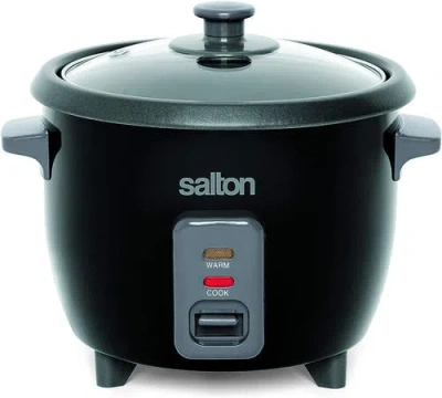 Salton Automatic Rice Cooker 6 Cup In Black
