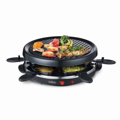 Salton Party Grill & Raclette - 6 Person In Pink