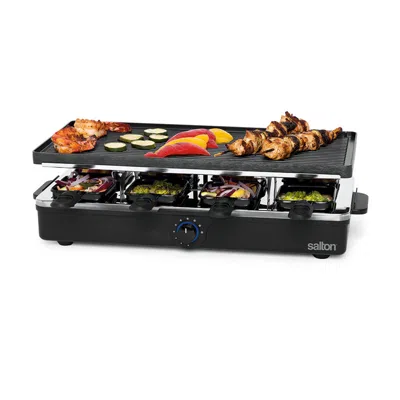 Salton Party Grill/raclette - 8 Person In Black