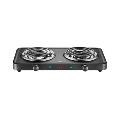 Salton Portable Cooktop Double In Black
