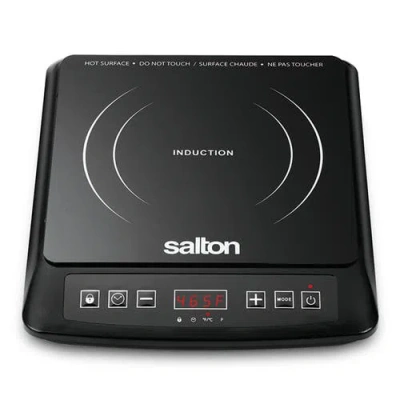 Salton Portable Induction Cooktop In Black