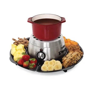 Salton S'mores & Fondue Maker In Silver;black