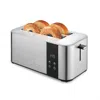 Salton Stainless Steel Countdown Long Slot Toaster In Silver