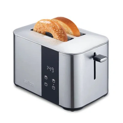 SALTON SALTON STAINLESS STEEL DIGITAL COUNTDOWN TOASTER  2 SLICE