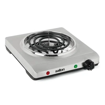 Salton Stainless Steel Portable Cooktop In Orange