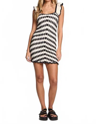 Saltwater Luxe Adalynne Dress In Black In White