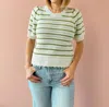 Saltwater Luxe Adara Sweater In Ivory/green