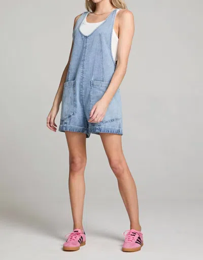 Saltwater Luxe Adelyn Romper In Vintage Indigo