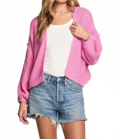Saltwater Luxe Aden Long Sleeve Sweater In Pink
