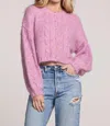 SALTWATER LUXE AIMEE SWEATER IN ORCHID