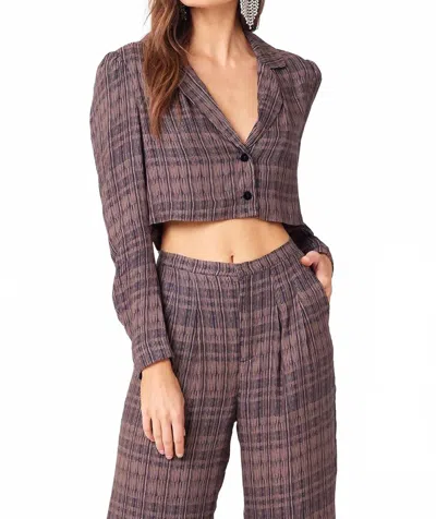 Saltwater Luxe Alana Jacket In Latte Brown In Multi