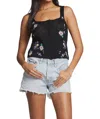 Saltwater Luxe Alexa Tank Top In Black In Black