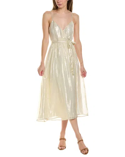 Saltwater Luxe Alivia Midi Dress In Gold