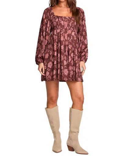 Saltwater Luxe Althea Mini Dress In Pink In Multi