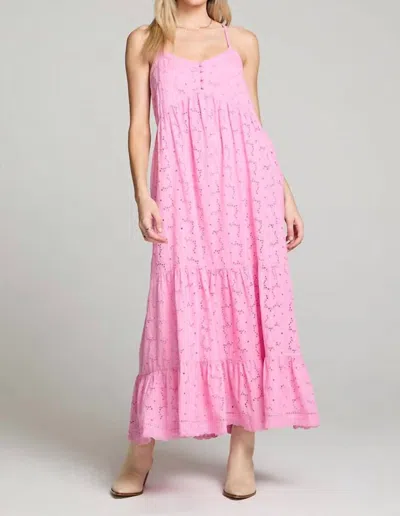 Saltwater Luxe Amalia Midi Dress In Lace Peony