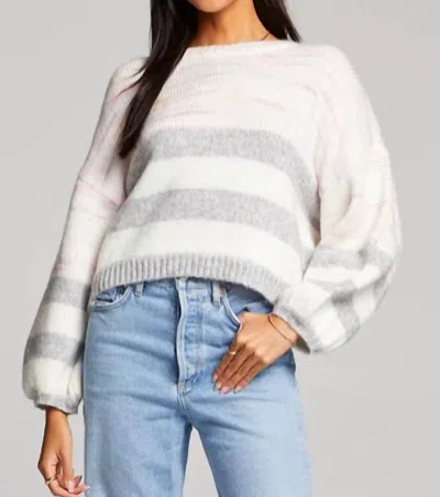 Saltwater Luxe Astola Sweater In Multi Color In White