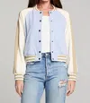 Shop Saltwater Luxe Autumn Jacket In Light Blue