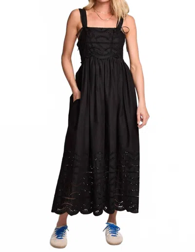 Saltwater Luxe Avelina Midi Dress In Black