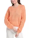 Saltwater Luxe Balloon Sleeve Sweater In Orange