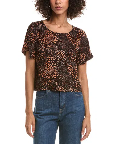 Saltwater Luxe Boxy Top In Brown