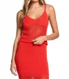 Saltwater Luxe Briley Tank Top In Ruby In Black