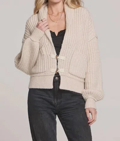 Saltwater Luxe Cain Cardigan In Cream In Neutral