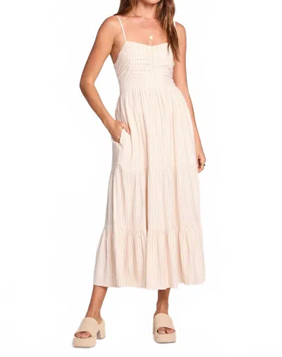 Saltwater Luxe Camrie Midi Dress In Sand In Neutral