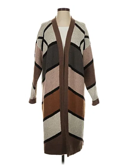 Pre-owned Saltwater Luxe Cardigan Sweater In Brown