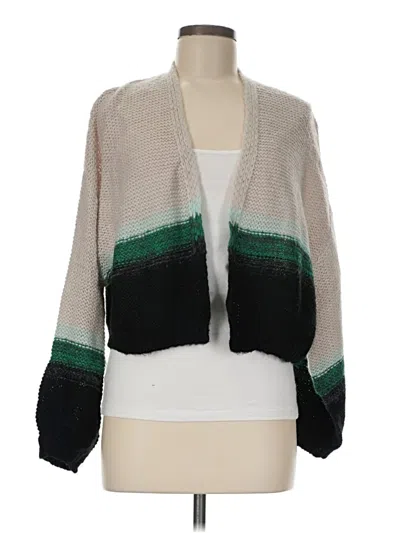 Pre-owned Saltwater Luxe Cardigan Sweater In Gray