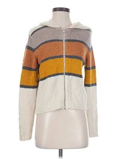 Pre-owned Saltwater Luxe Cardigan Sweater In Ivory
