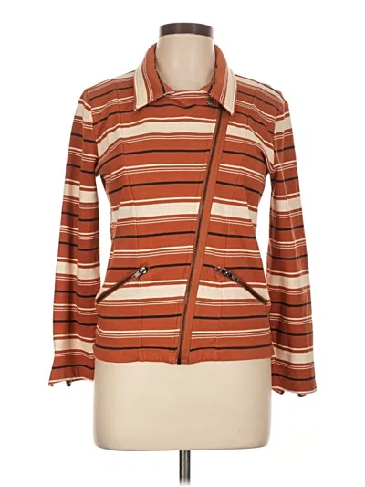 Pre-owned Saltwater Luxe Cardigan Sweater In Orange