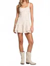 Saltwater Luxe Carleigh Ivory Mini Dress In Neutral