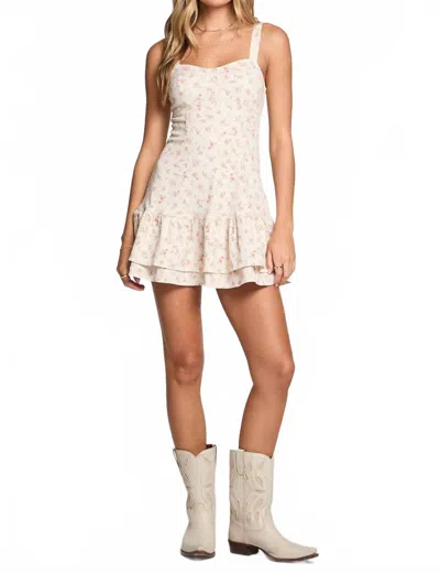 Saltwater Luxe Carleigh Ivory Mini Dress In Neutral