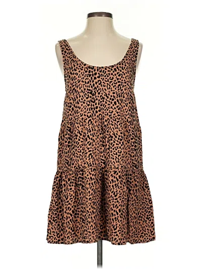 Pre-owned Saltwater Luxe Casual Dress In Brown