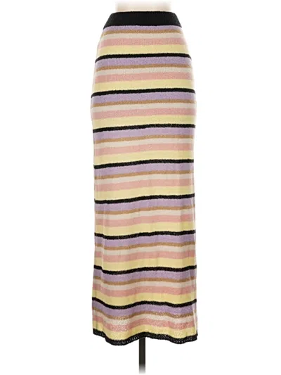 Pre-owned Saltwater Luxe Casual Skirt In Gold