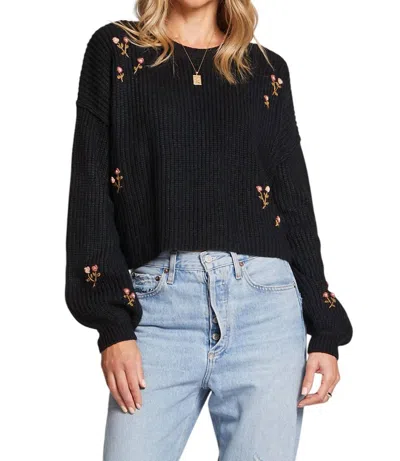 Saltwater Luxe Charmed Sweater In Black