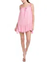 Saltwater Luxe Chiffon Tank Dress In Pink