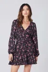 Saltwater Luxe Clemente Top Women Multi Floral Tiered V-neck Boho Jdm1027 In Multi