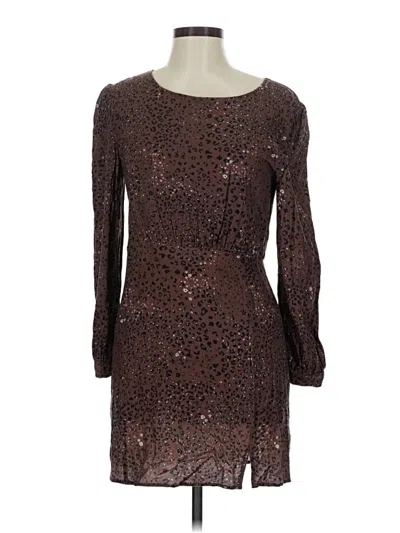 Pre-owned Saltwater Luxe Cocktail Dress In Brown