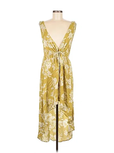 Pre-owned Saltwater Luxe Cocktail Dress In Gold